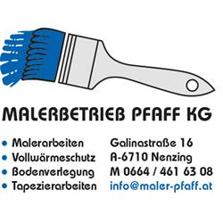 Malerbetrieb Pfaff KG, Nenzing Öffnungszeiten