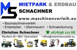 MS Mietpark & Erdbau Schachner, Flattach Öffnungszeiten