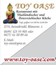 Toy Oase Restaurant, Steinabrückl Öffnungszeiten