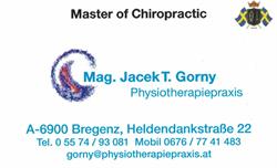 Physiotherapie Gorny, Bregenz Öffnungszeiten