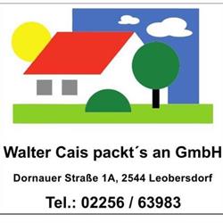 Walter Cais packt's an GmbH, Leobersdorf Öffnungszeiten