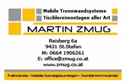 Martin Zmug Mobile Trennwände, Reisberg Öffnungszeiten