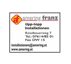 Amering Franz GmbH, Vorchdorf Öffnungszeiten