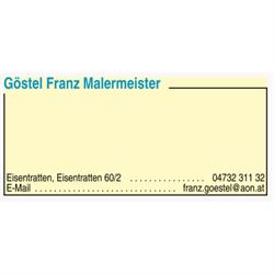 Göstel Franz Malermeister, Eisentratten Öffnungszeiten