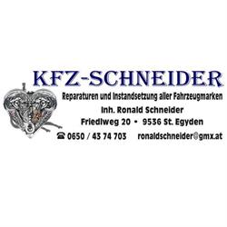 KFZ-Schneider, St. Egyden Öffnungszeiten