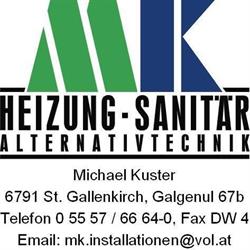 MK Heizung Sanitär, Öffnungszeiten