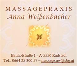 Massage Weißenbacher, Radstadt Öffnungszeiten